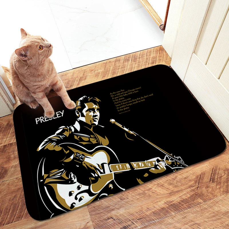 Funny Doormat Z-ELVISs Kitchen Room Decorating Items Entrance Door Mat Useful Things Home Decorations Sleeping Room Rugs