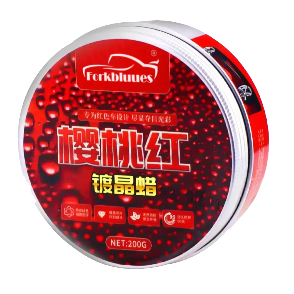 For Red Color Car Wax Crystal Plating Set Hard Auto Wax Paint Care Coating Tiny Scratch Repair Car Polisher With Sponge