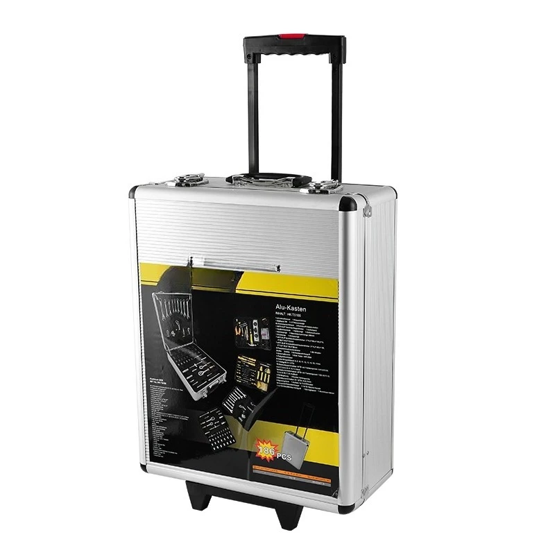 Good Price Europe Standard 186pcs Professional Aluminium Toolbox