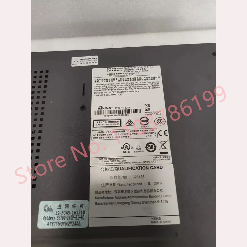 

24-портовый гигабитный электрический 4-портовый гигабитный оптический сетевой коммутатор S5700-24TP-SI-AC