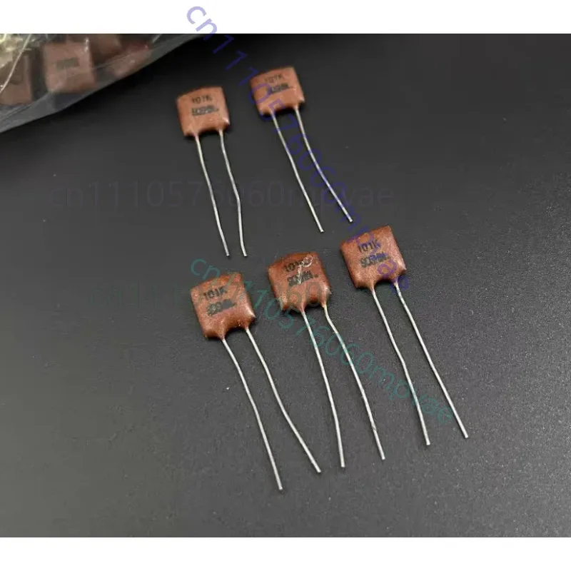 

Japan FOR SOSHIN 100PF 500V 101K Copper Foot Fever Audio Silver Mica Capacitor