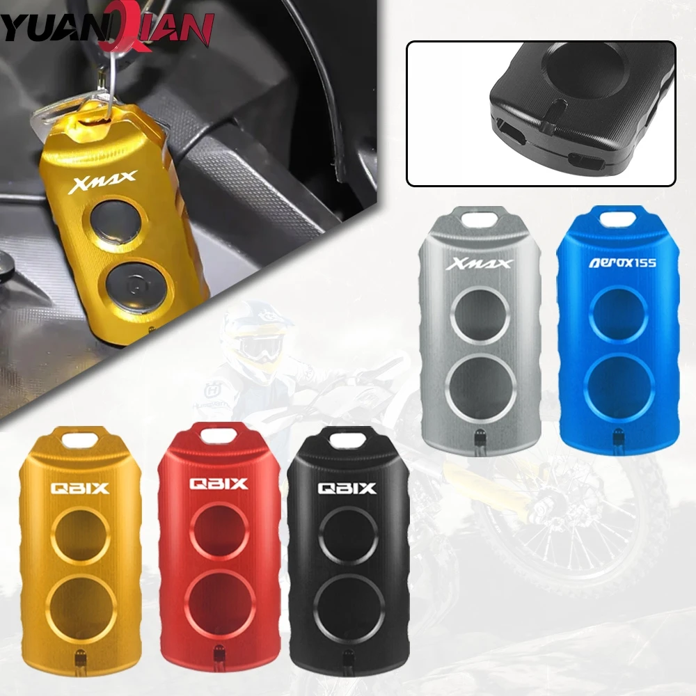 

Motorcycle Key Fob Case Remote Cover Dust Holder Key Protection For Yamaha XMAX 125/250/300/400 Aerox 155 QBIX 2015-2017-2020
