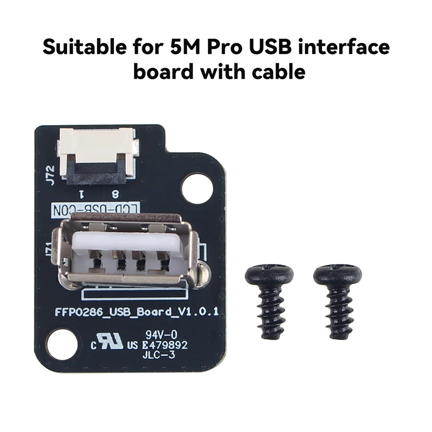 3D Printer Part for AD 5M Pro USB Interface Board Replacement 3D Printer Accessories