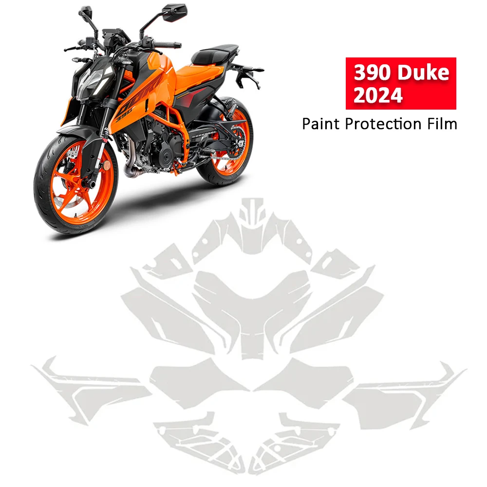 

PPF Motorcycle For 390 Duke Complete Paint Protective Film Fairing TPU Protection Kit For 390 DUKE Protection Stickers TPU Film