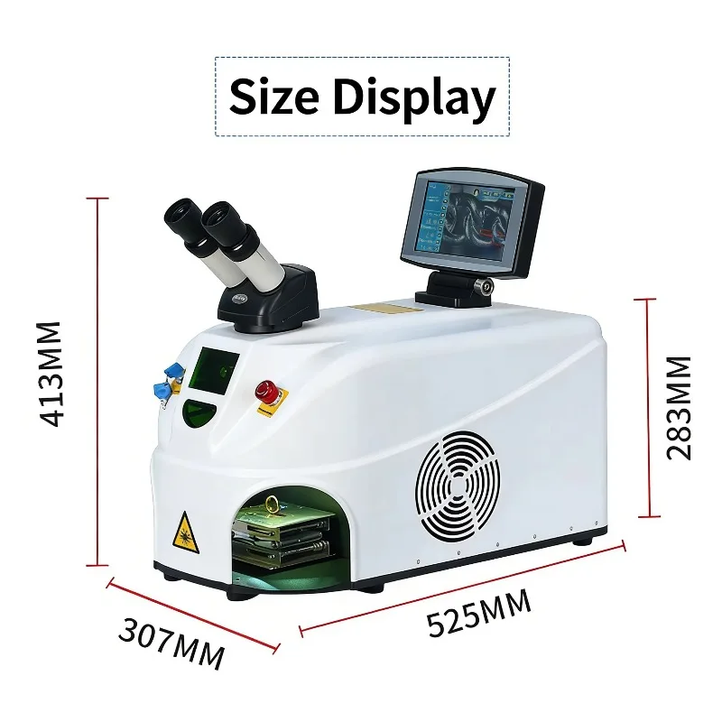 New 80W  Gold Silver Dental Jewelry Repair Tabletop High-Accuracy High Efficiency Welder Spot Welding Machine