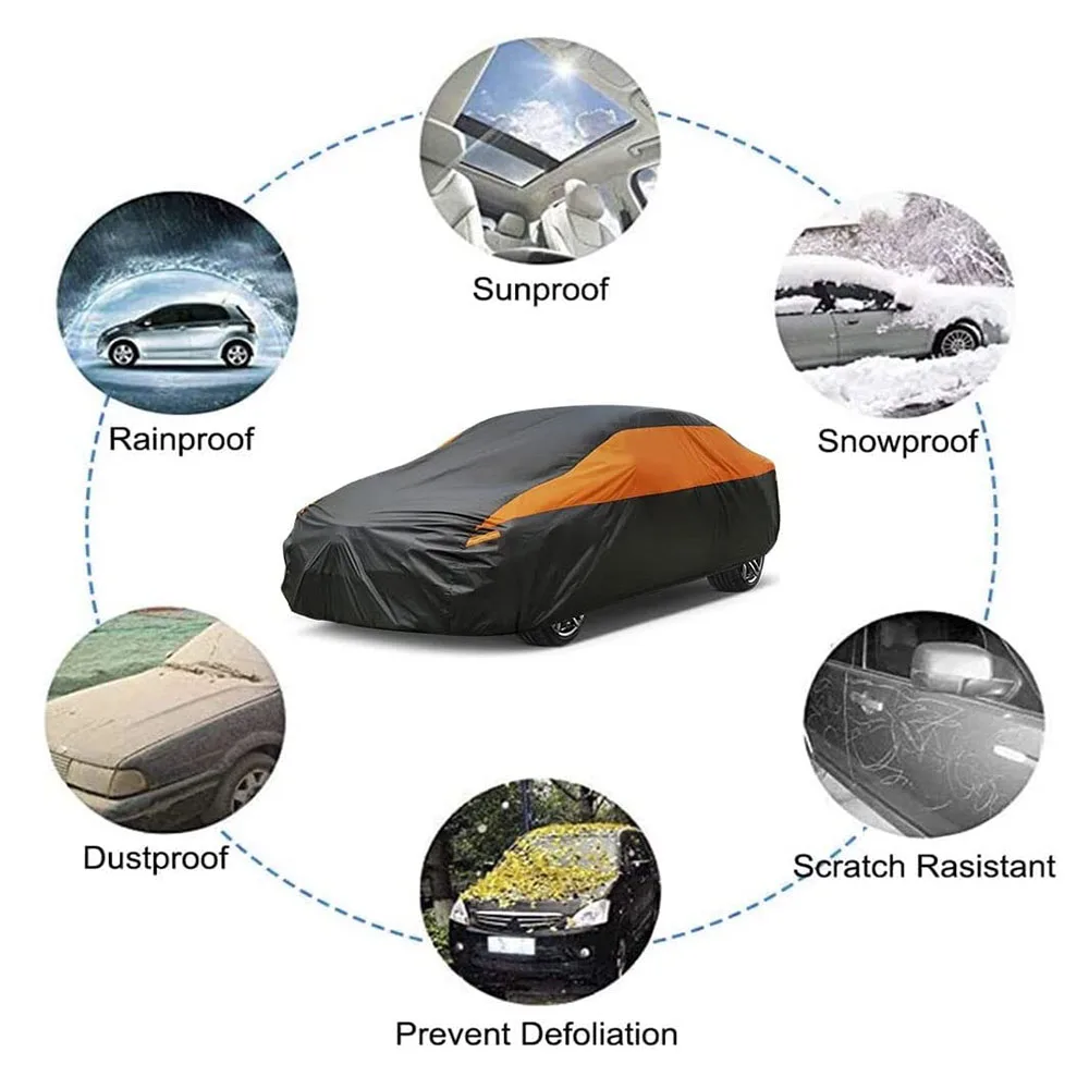 Kayme Waterproof Car Covers for All Weather Outdoor Sun UV Rain Dust Snow Protection For Acura Mdx Tl Rl Rsx Tsx