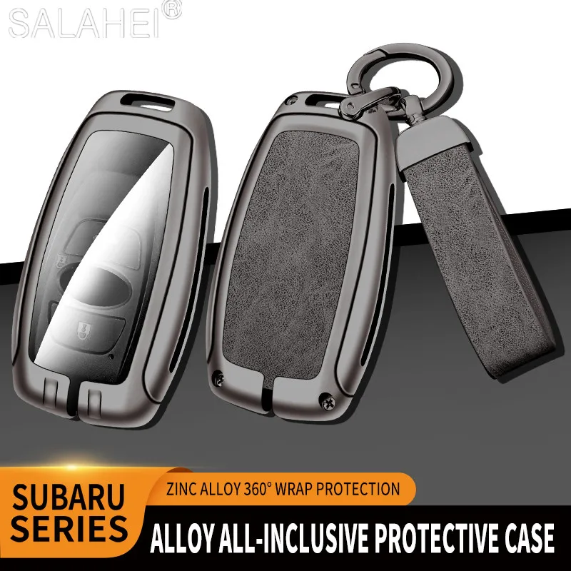 

Zinc Alloy Car Key Cover Case Holder Bag For Subaru BRZ STI XV SV Forester Legacy Outback Crosstrek Impreza WRX Ascent Accessory