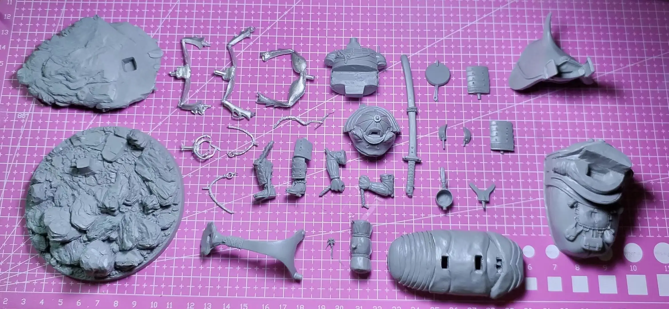 115mm to the eyes,   Resin Model Figure GK，Unassembled and unpainted kit