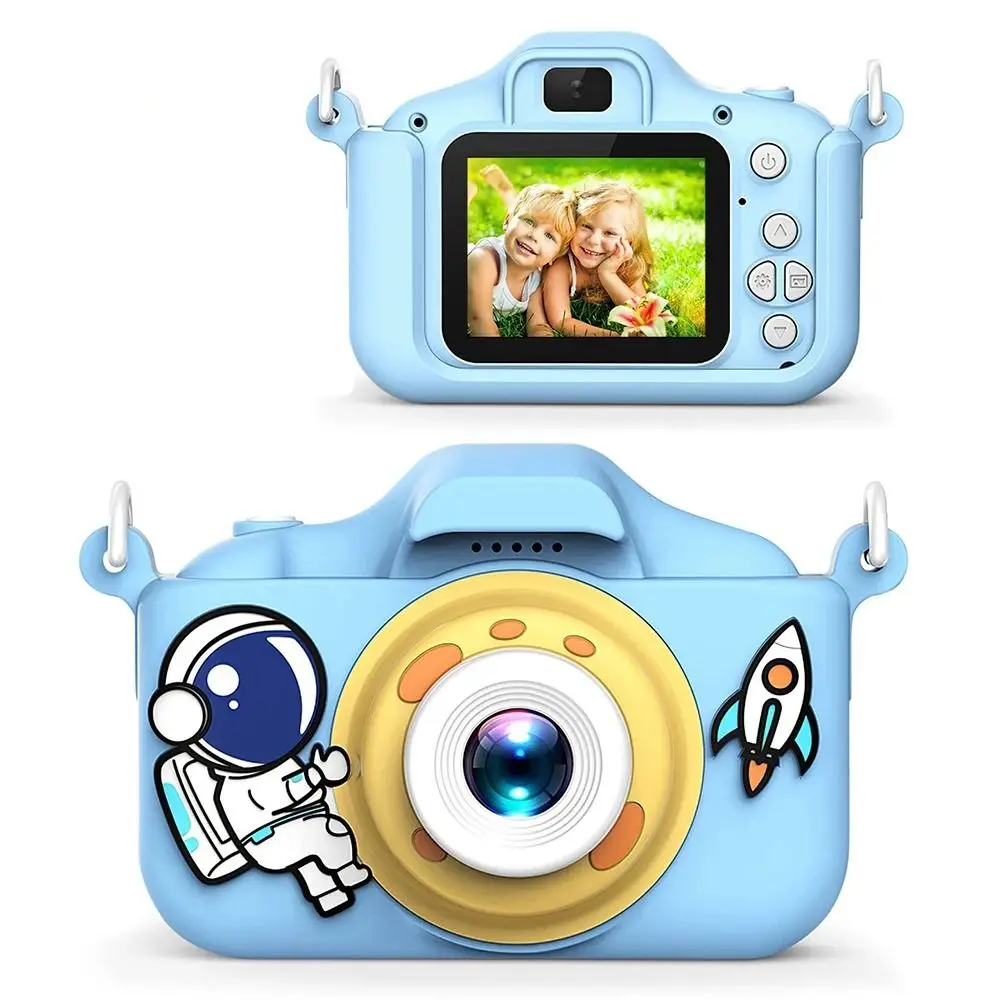 Mini cámara de astronauta para niños, toma fotografías, Mini cámara Digital educativa para niños, cámara HD de 2,0 pulgadas, juguetes