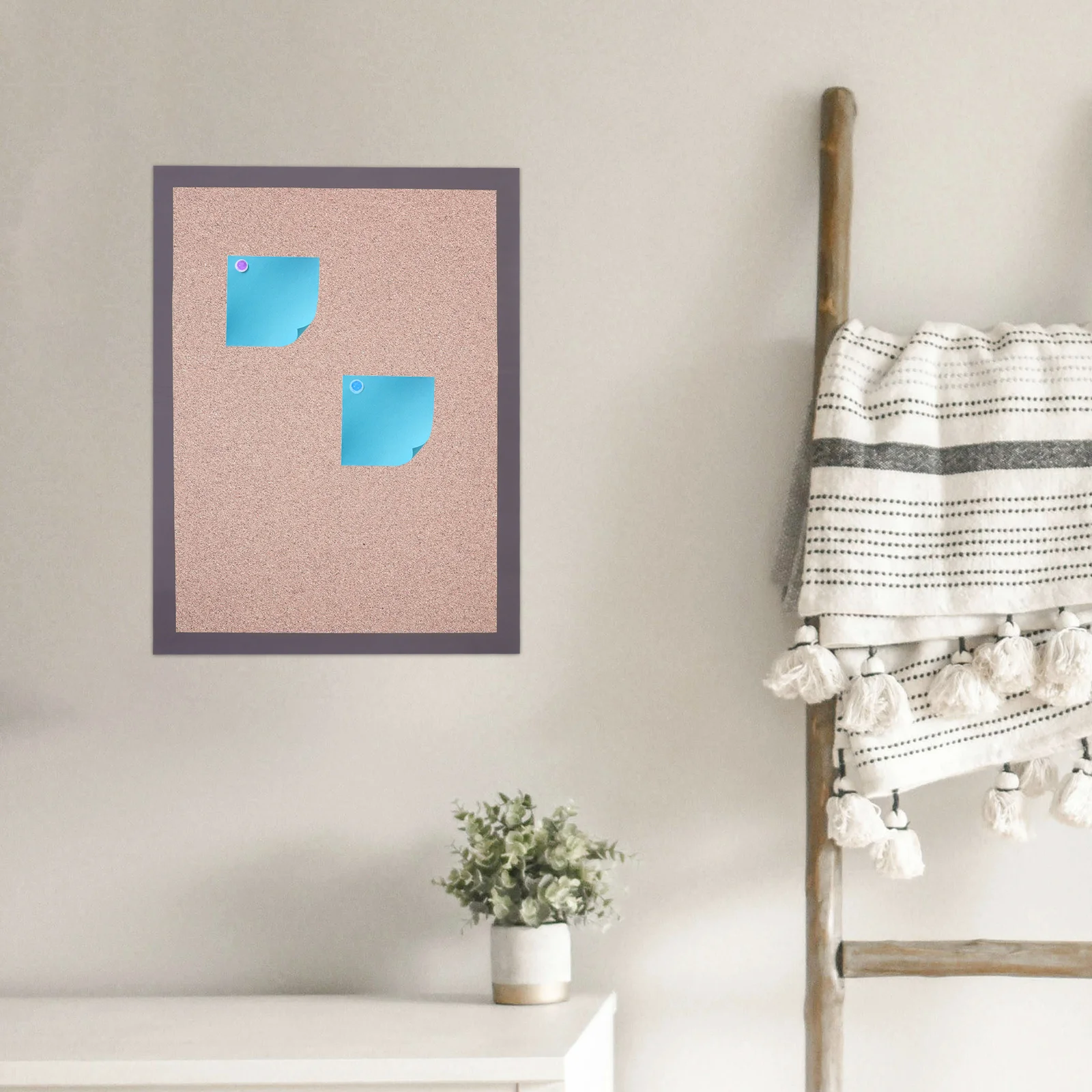1 set 1 Set Soft Cork Notice Board Wall Decorative Bulletin Board Multi-Function Message Display For Home Office Photo Pin Small