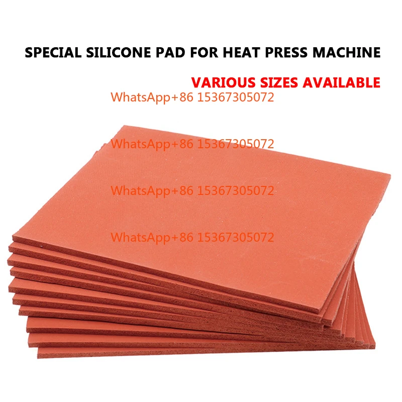 

Heat press machine silicone pad thickened foam board high temperature resistant rubber board for thermal transfer equipment