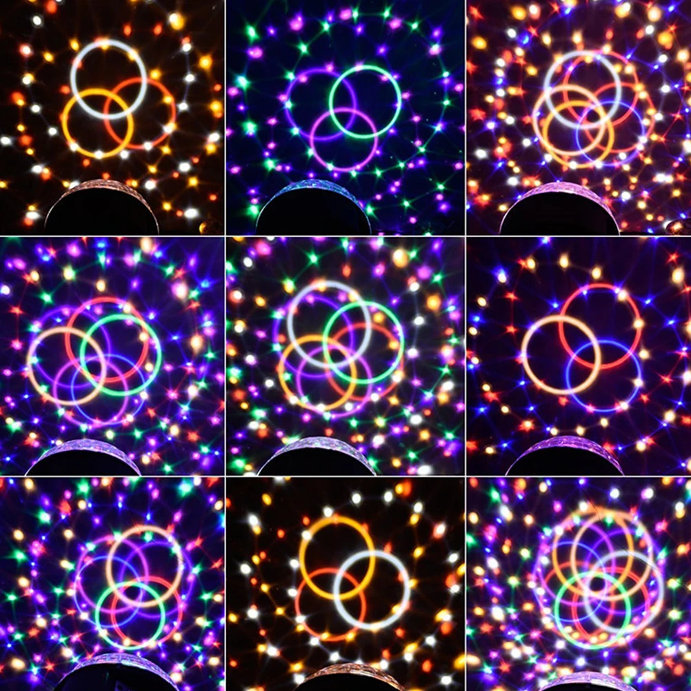 

Musical Ball Light Colorful Decorative Floodlight USB Stage Small Gift Sound Control Lamp Voice