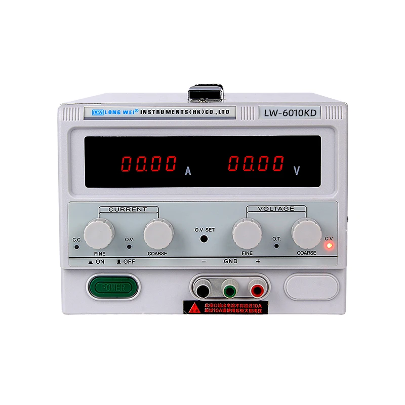 Hot Sale LW-6010KD 60V 10A High Power Constant Voltage Switching Digital LED Lab 600W DC Variable Bench Power Supply