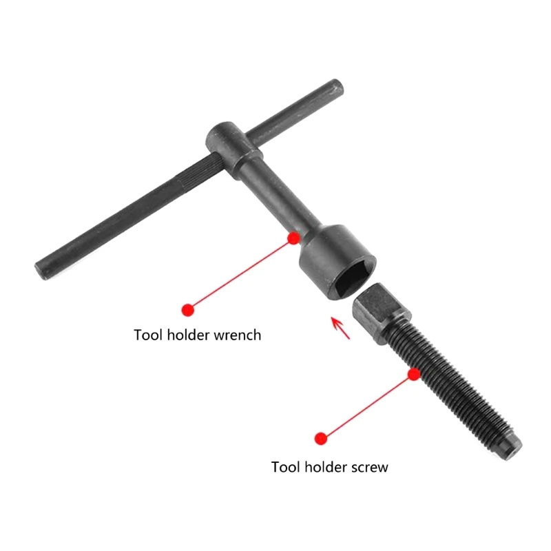 45# Steel Screw Bolt Wrench 8mm 10mm 12mm Lathe Bed Frame Screw Wrench Inner Square Spanner Tool for Engraving Machine