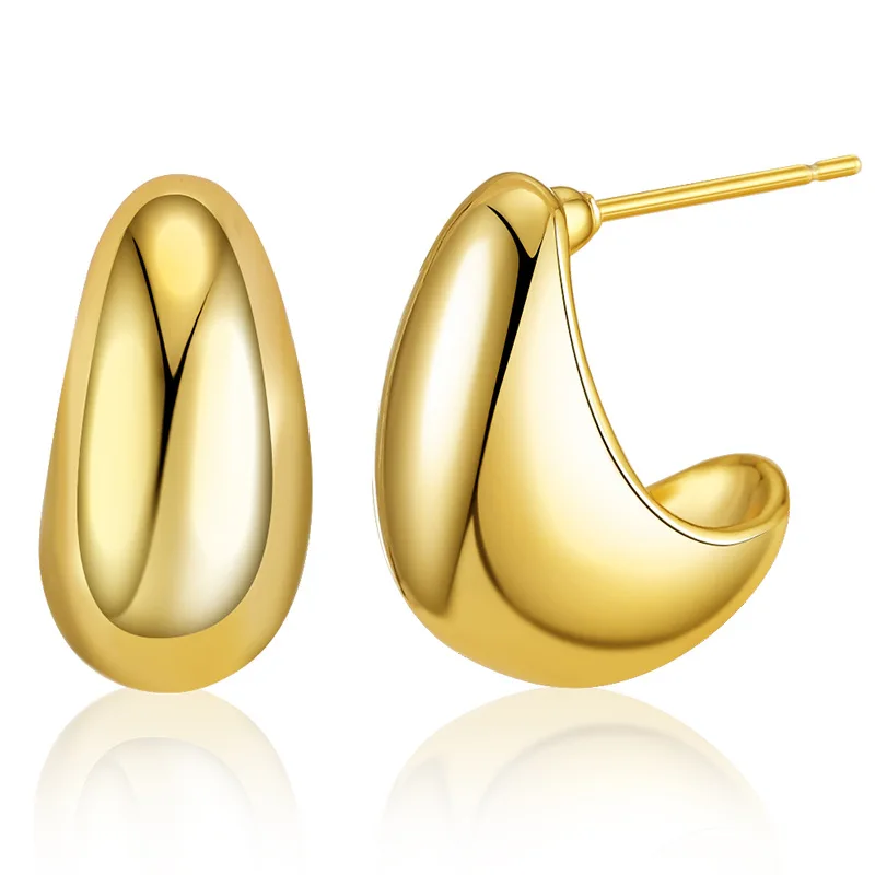 WT-JFE84 WKT 2023 New Simple Earrings Anniversary Celebration Jewelry Trend Gold Plated Fashion Supplies