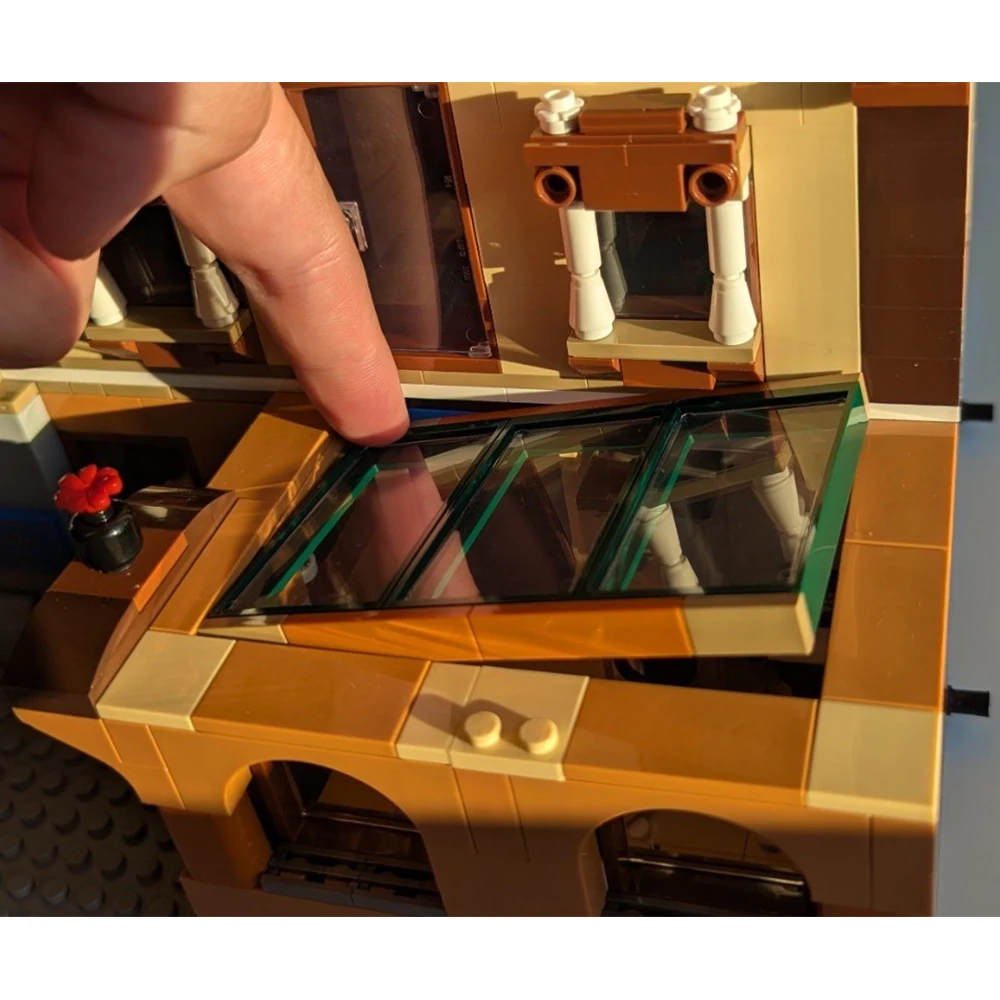 새로운 MOC 도시 모듈러 호텔 모델 호텔 빌딩 빌딩 블록 세트 DIY 조립 교육 컬렉션 어린이 장난감 소년 선물