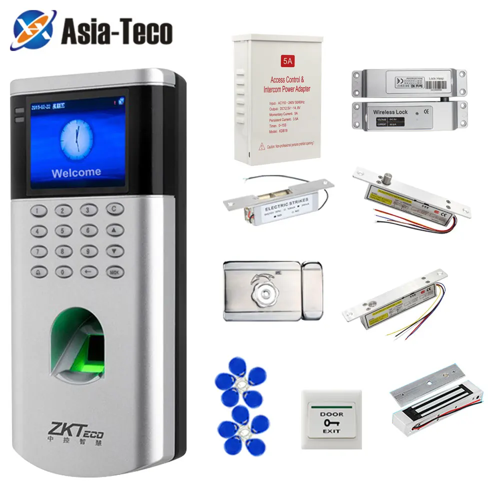 OF260 Fingerprint Attendance Machine Access Control Kits IP Biometric Fingerprint Time Attendance Time Clock Recorder Employees