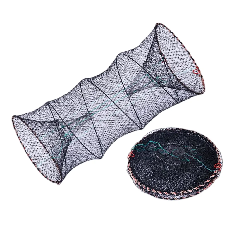 Folding Fishing Net Crayfish Crab Catchers Trap Carp Sport Surfcasting  Accessories Pool Items Kit Stuff Scoop Casting Network