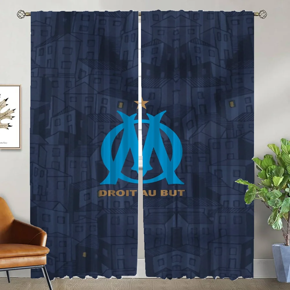 M-Marseilles Om Shades Blackout Curtain for Room 2 Panel Anti-mosquito Curtains for Camera Halloween Decoration Partition Living