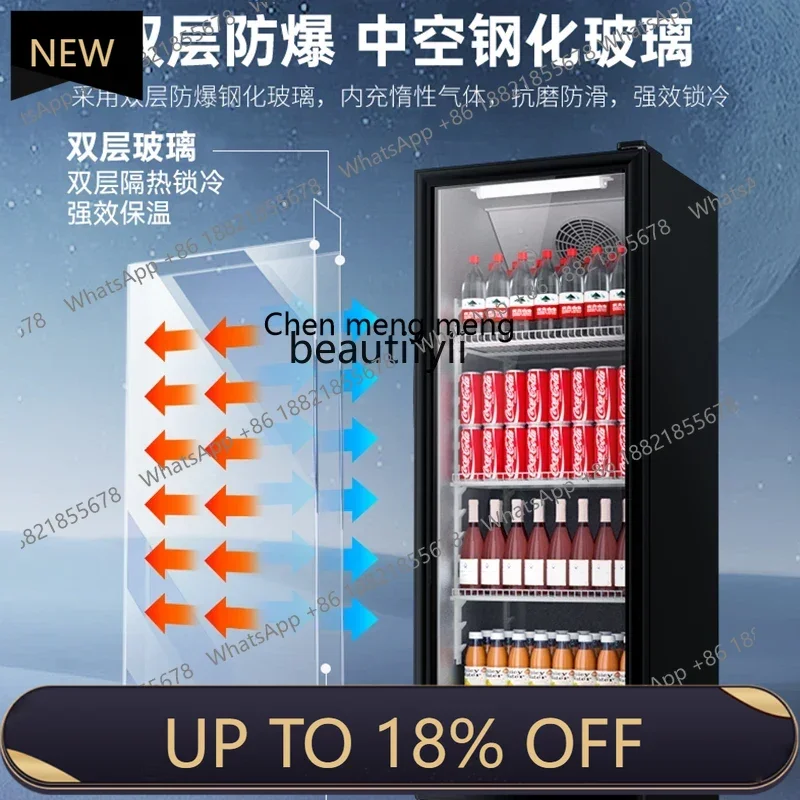

Z189 Commercial refrigerated first-class energy efficiency display cabinet, vertical single-door commercial fresh-keeping cabin