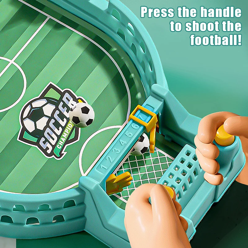 Large Desktop Football Table Children Puzzle Double Competitive Battle Football Board Game Parent-child Interactive Soccer Games