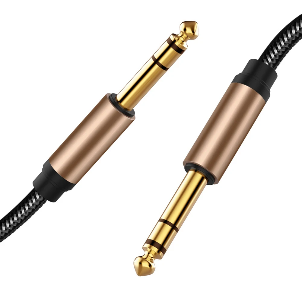 Gold-Plated 6.35mm Instrument Cable 6.5 mm 1/4