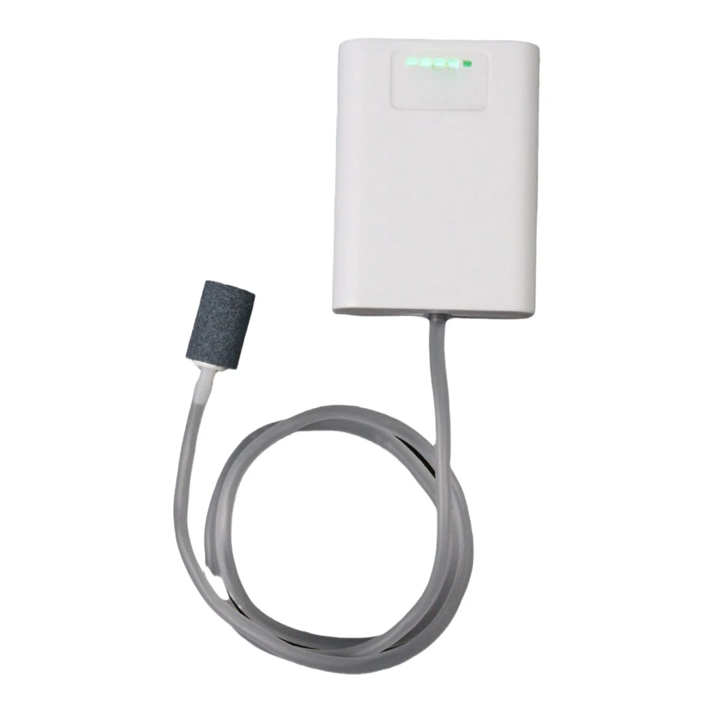 Venta La más nueva bomba oxigenada para pecera, aireador de burbujeador de aire recargable por USB para herramientas de pesca al aire libre, accesorios