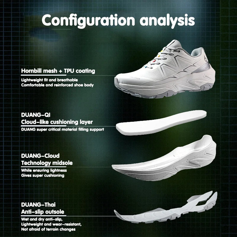 New Men's Running Shoes, Non‑Slip Shock‑Absorbent Breathable Sports Shoes for Women, Ideal for Skipping Rope & Long Jump 8037