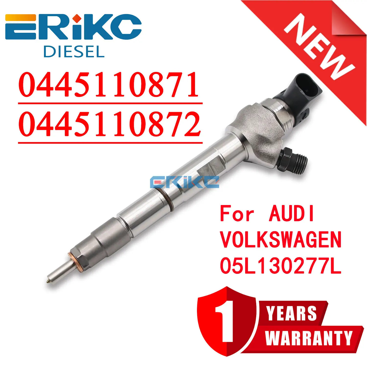 

0445110871 0445110872 Diesel Fuel Injector 05L130277L 0 445 110 871, 0 445 110 872 for Volkswagen AUDI A6 A7 C8 4K 2.0 TDI