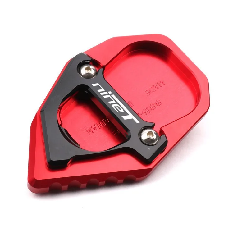 

Motorcycle CNC Kickstand Foot Side Stand Extension Pad Support Plate Fit For R Nine T R nineT RnineT 2017-2023 2019
