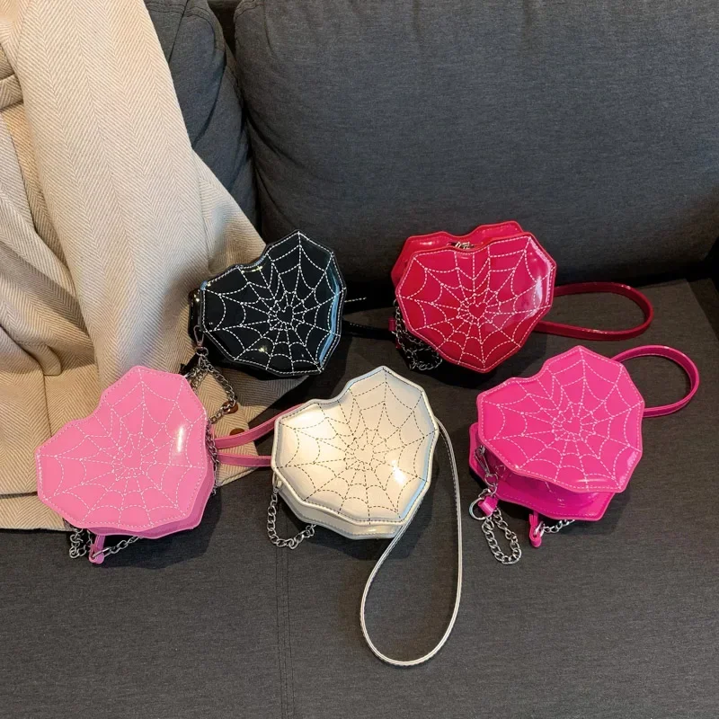 Mini bolso cruzado de charol para mujer, cartera de mano de lujo de plata, a la moda, 2024