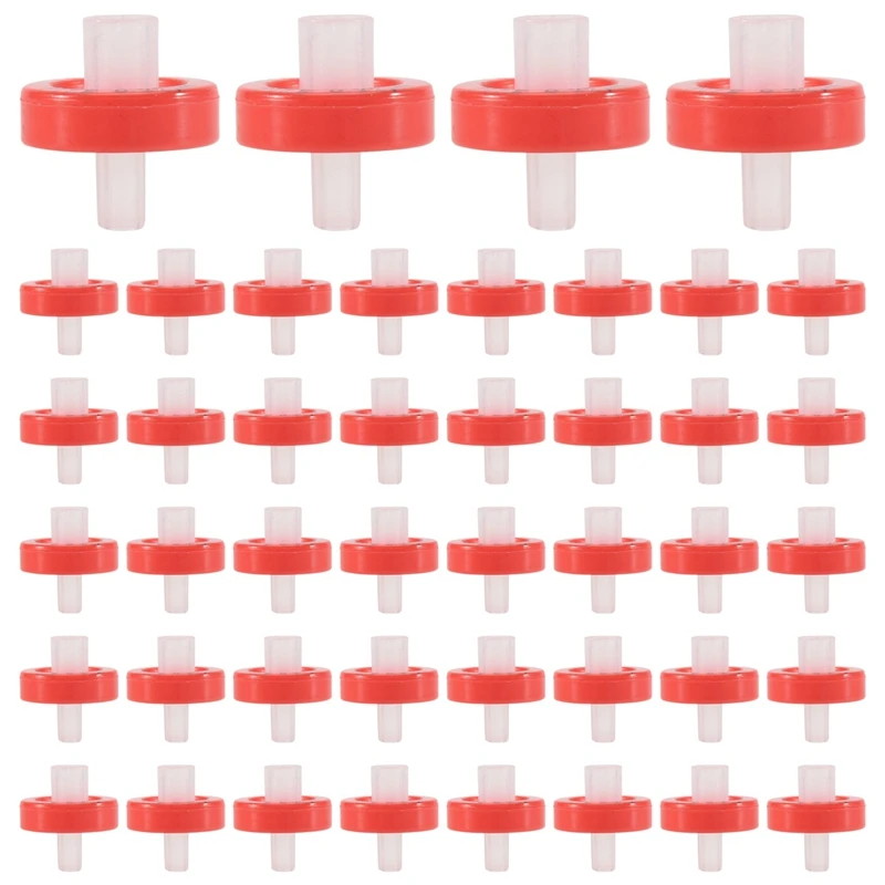 مرشح حقنة PTFE ، مرشح المختبر ، قطر الغشاء ، حجم المسام 0.22 مللي متر ، HPLC ، 100 قطعة