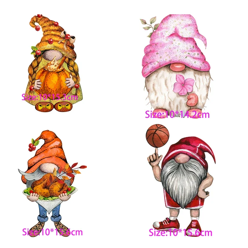 Funny Basketball Sports Holidays Thanksgiving Gnomes Baseball for Kids Adults custom iron on transfers for clothing