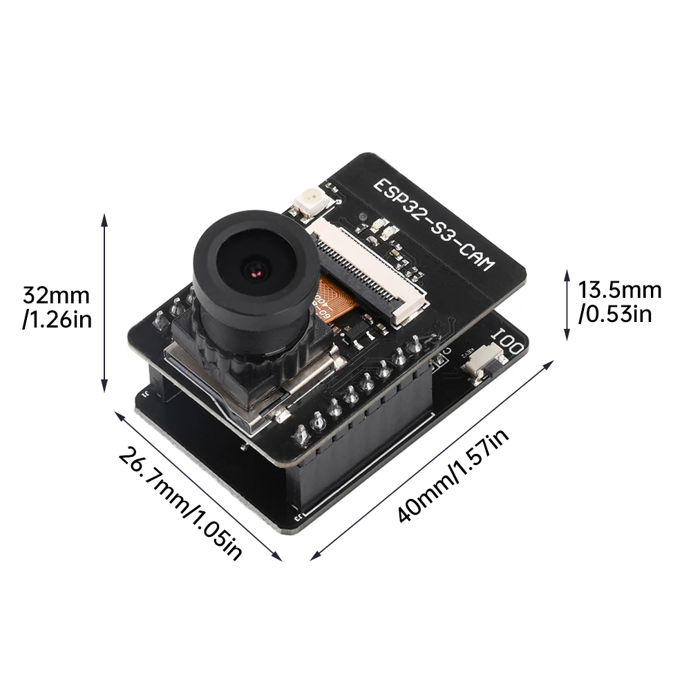 ESP32-S3-CAM scheda di sviluppo WiFi BT Dual modulo di comunicazione Wireless Xtensa®Processore Dual Core LX7 a 32 bit