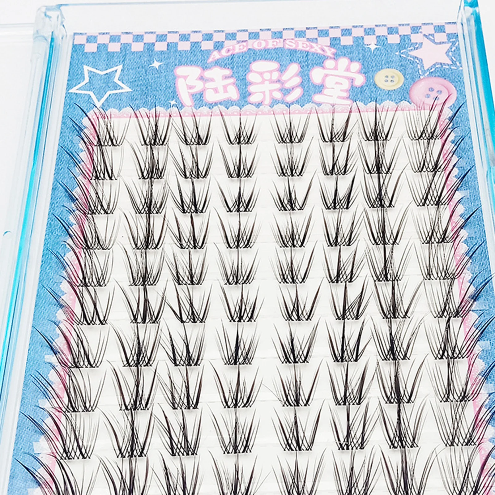 Fox- style False Eyelash extenstions Natural Curly With Extended Outer Corner lash For Daily Wear Photography Live makeup