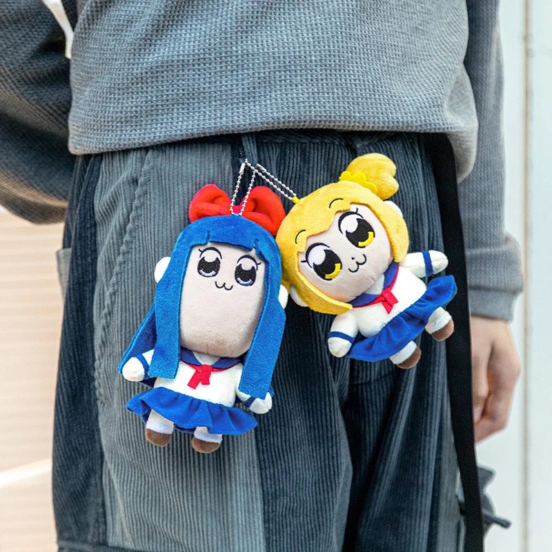 

Мультфильм Попоко и Пипими, плюшевый брелок, кулон, упаковка на спине, ювелирные изделия, мягкая удобная кукла, автомобильный брелок, подарок на день рождения для девочки