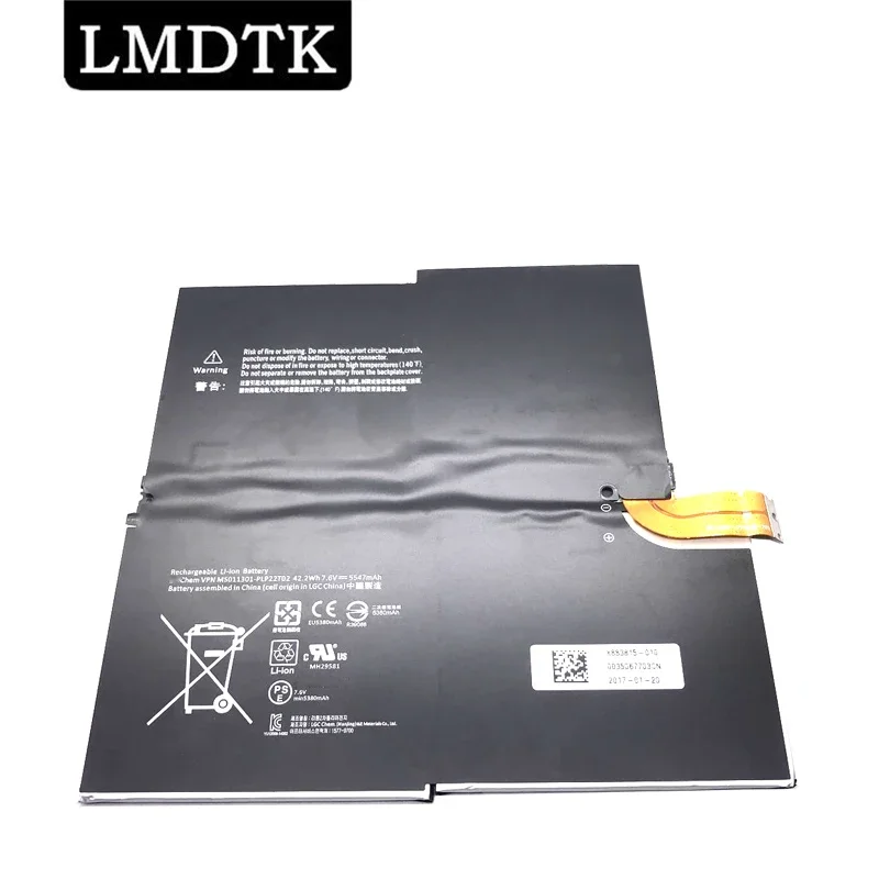 

LMDTK New Laptop Battery For Microsoft Surface Pro 3 1631 MS011301-PLP22T02 X883815-010 G3HTA009H G3HTA005H 7.6V 5547mAh