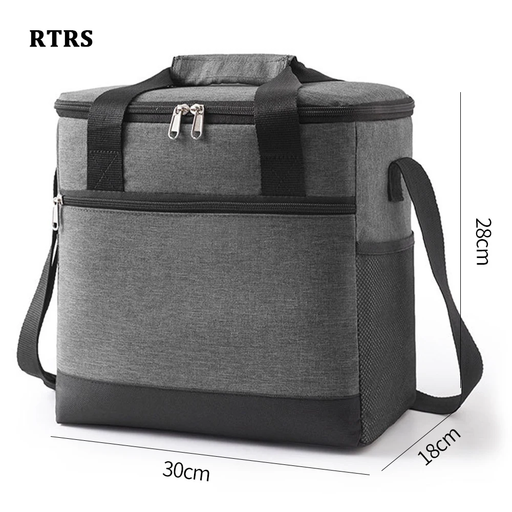 Foldable Soft Cooler Bag with Hard Liner Large Insulated Picnic Lunch Bag Box Cooling Camping Bag for Family Outdoor Activities