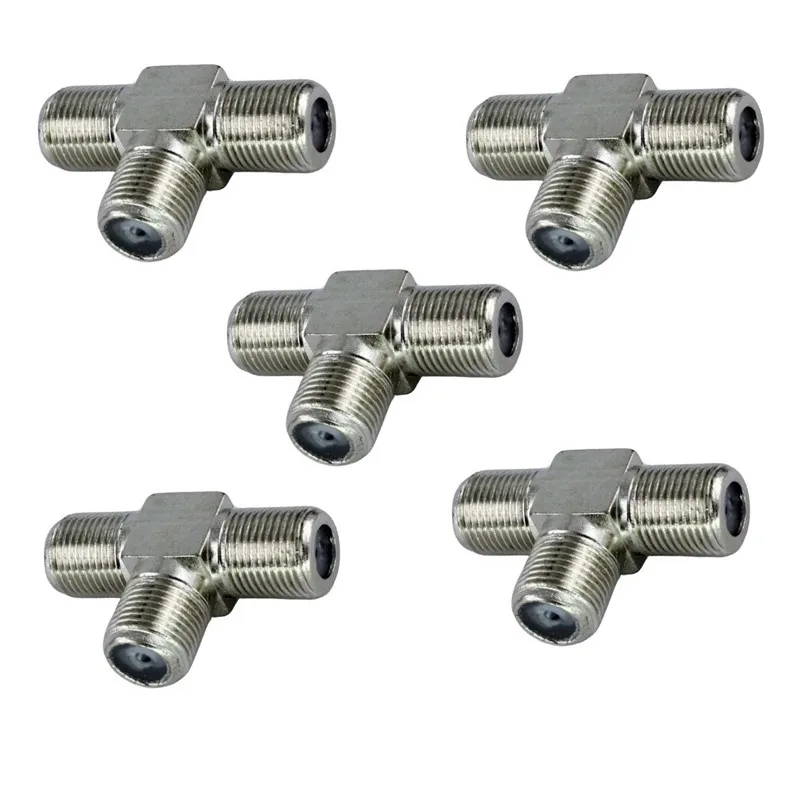 5Pcs F 3 Way Splitt… - image