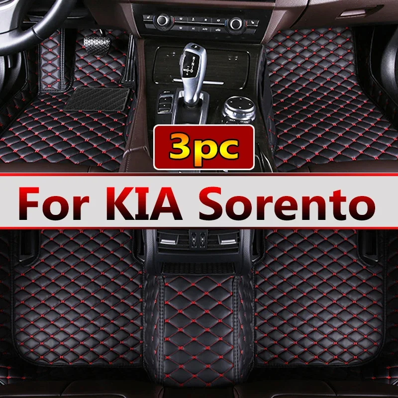 Car floor mats for KIA Sorento（five seat）2006 2007 2008 Customauto foot Pads automobile carpet cover