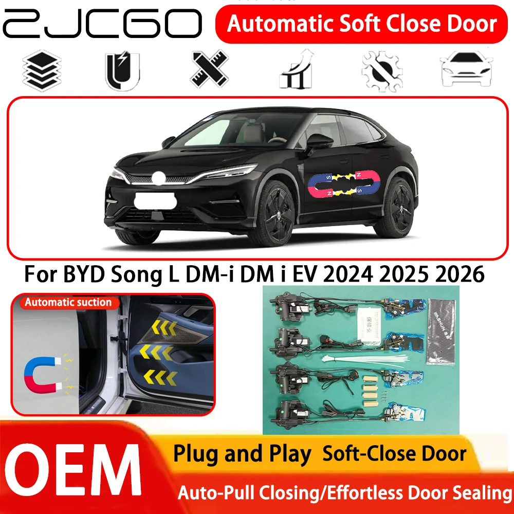 

for BYD Song L DM-i DM i EV 2024 2025 2026 Car OEM Plug and Play Automatic Electric Soft Close Door Comfort Closing System ﻿