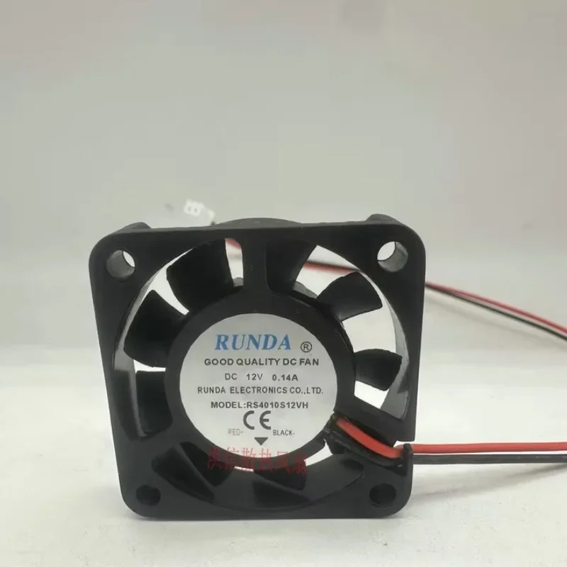 

RUNDA RS4010S12VH DC 12V 0.14A 40x40x10mm 2-Wire 40mm Cooling Fan