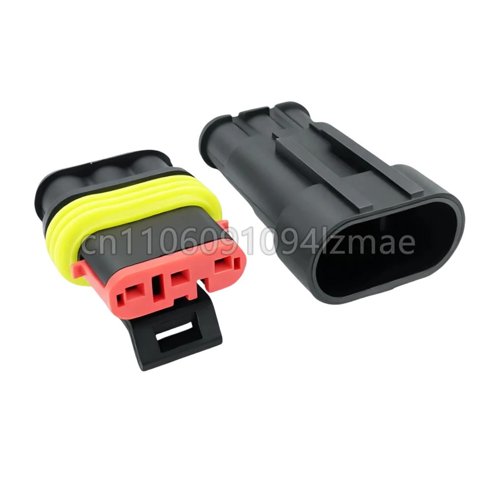 3 Pin Male or Female Automotive Waterproof Connector Turbo Speed Sensor Wire Harness Plug 282087-1 282105-1