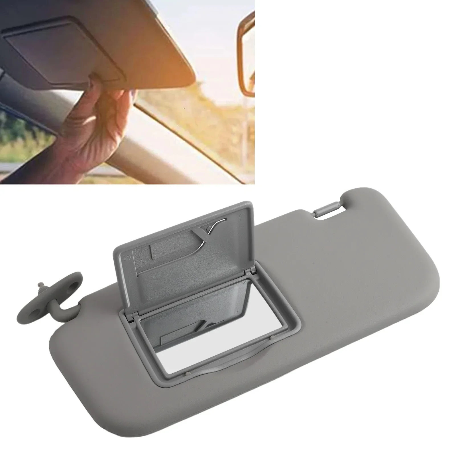 

Gray Plastic Sun Visor 852201C000QS / 852101C000QS For Hyundai GETZ 2002-2012 Car Gray Left Right Sun Visor Interior Parts