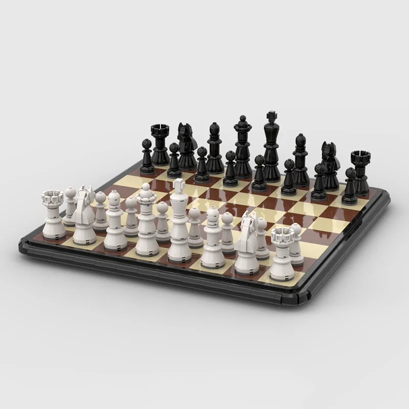 1787pcs MOC Games Big Chess Game Model Building Blocks Toys Christmas Gifts Construction DIY Creative Idea Education Brick