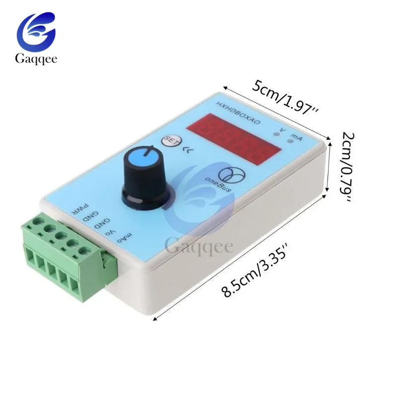 Handheld 0-10V/2-10V 0-20mA/4-20mA Signal Generator Adjustable Current Voltage Analog Simulator Signal Sources Output 24V