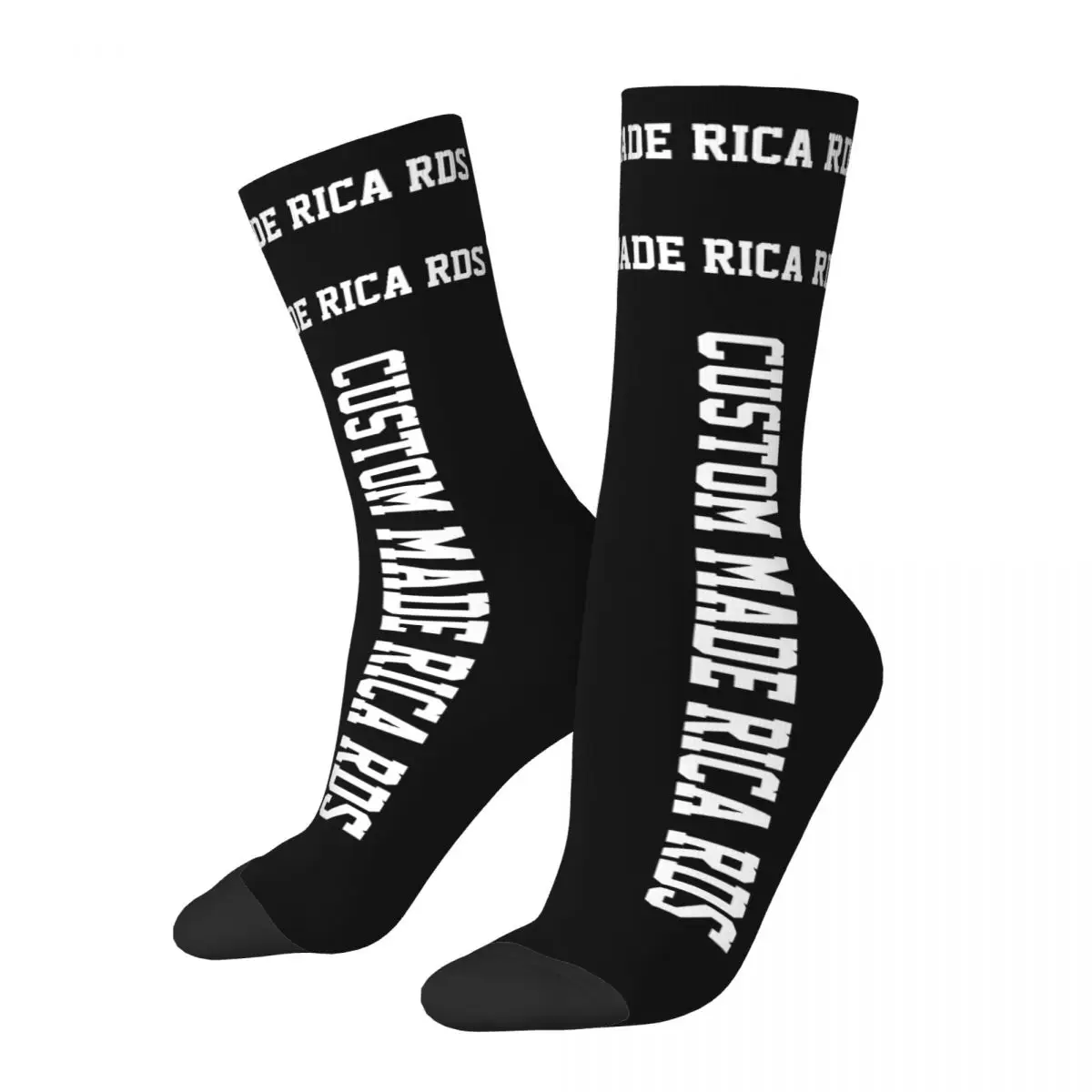 Calcetines estampados para hombre y mujer, medias con estampado a medida RICA y RDS, Motion aplicable durante todo el año, regalo de vestir