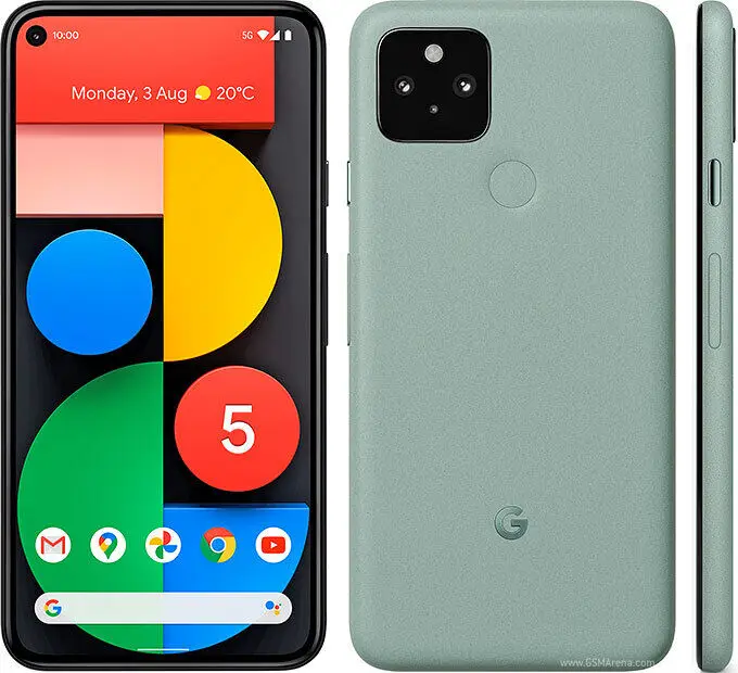 Imagem -02 - Google Pixel 5-celular Desbloqueado Original 5g Snapdragon 765g Octa Core 8gb Ram 128gb Rom Nfc Esim 12.2mp 16mp Nfc Esim