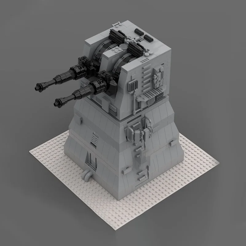 1509 деталей MOC XX: Модель тяжелого турболазера для звездных битв, конструктор, развивающая игрушка, рождественский подарок, кирпичики для детей, сделай сам