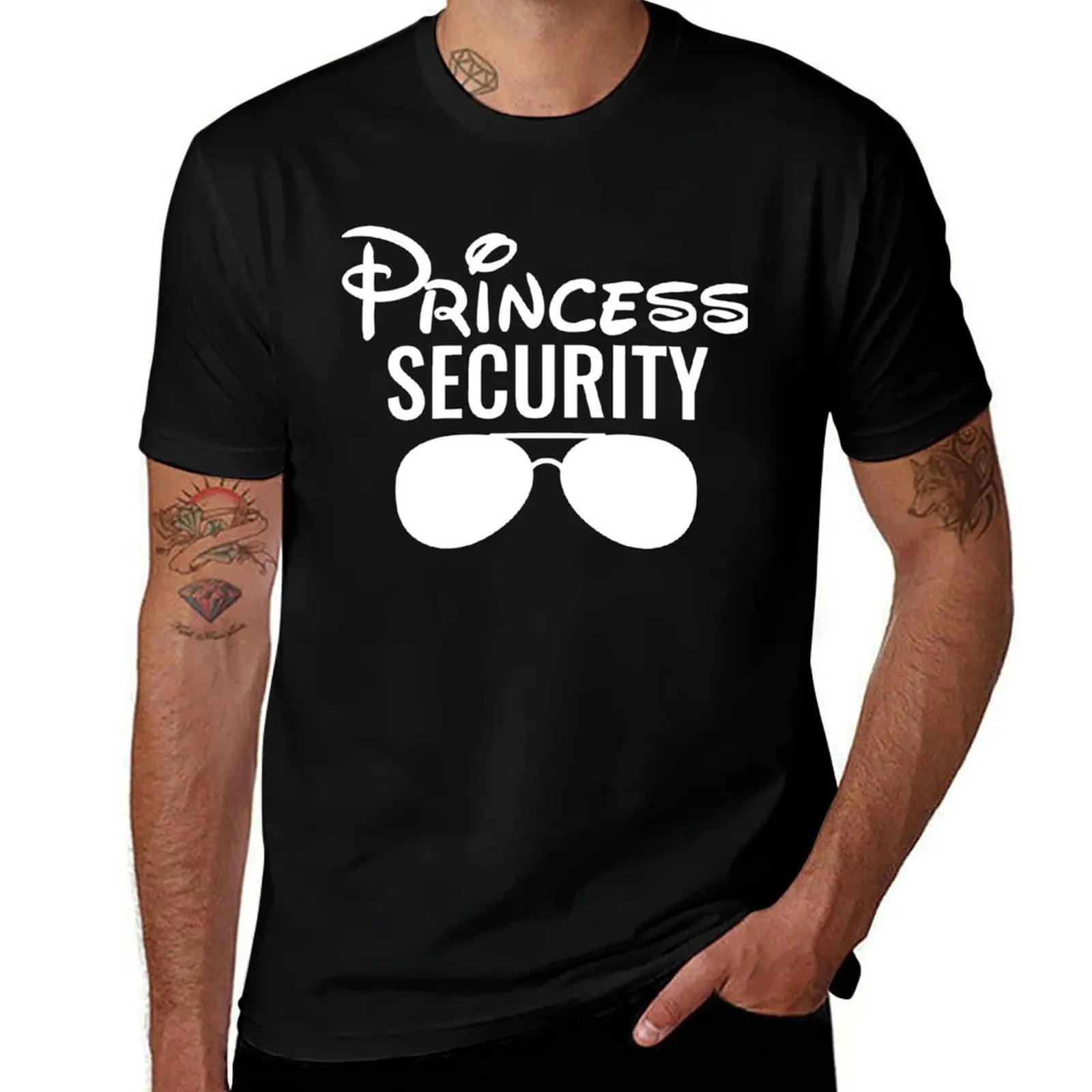 

Princess Security Dad Boyfriend Husband Pregnancy T-Shirt Quick Dry Training Short Sleeve Tee